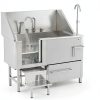 LOVMOR Dog Washing Station Stainless Steel Professional-4