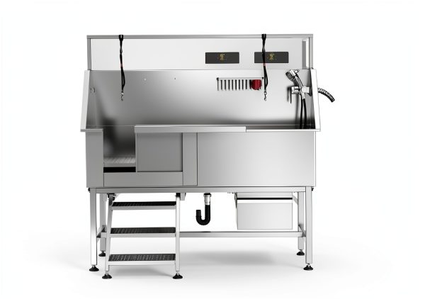 POHADR Dog Bathtub Stainless Steel Professional Grooming-3