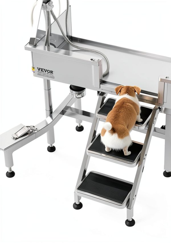 VEVOR Dog Grooming Tub Anti Slip Leak Proof Pet Wash Station-2