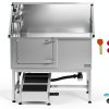 VEVOR Dog Grooming Tub with Faucets Showerhead Non-Slip-8