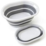 Pavo Collapsible Pet Bathtub Portable Foldable Grey Green-0