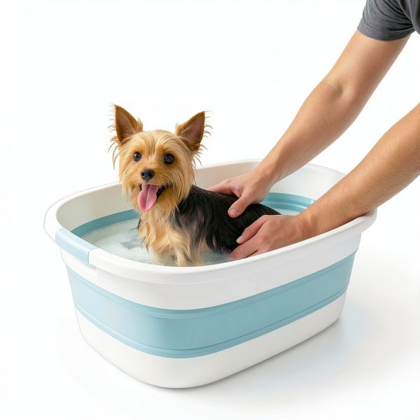 Smoochie Collapsible Dog Bathtub Portable Pet Bath Tub-1