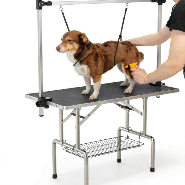 Lyromix Dog Grooming Table Adjustable Foldable Professional-6