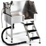 VEVOR Dog Grooming Tub Anti Slip Leak Proof Pet Wash Station-0