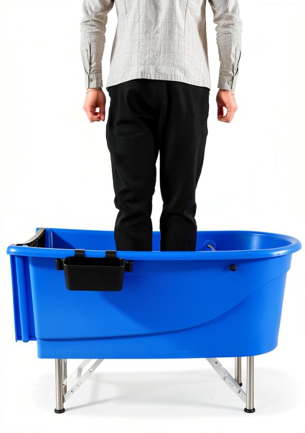 JOY PET SUPPLIES Dog Bathtub Foldable Stainless Steel Legs-3