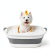 Coloch Pet Bathtub Foldable Portable Dog Bath Tub-6