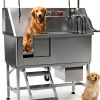 POHADR Dog Bathtub Stainless Steel Professional Grooming-0