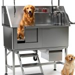 POHADR Dog Bathtub Stainless Steel Professional Grooming-0