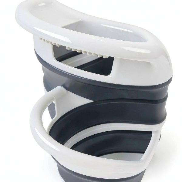 Pavo Collapsible Pet Bathtub Portable Foldable Grey Green-5