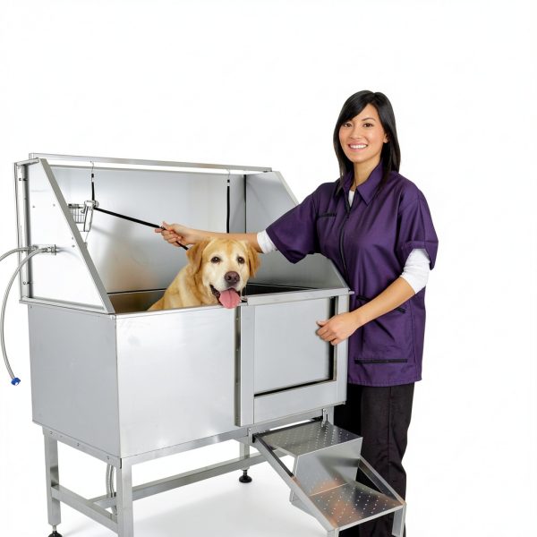 Stainless Steel Pet Wash Station PeakPursuit Adjustable-3