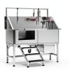 POHADR Dog Bathtub Stainless Steel Professional Grooming-4