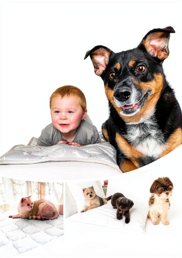 Rywell Dog Cooling Mat Gray Blue Arc-Chill Fabric Large-9