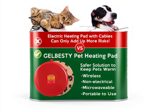 YOXN Pet Heating Pad Microwavable Gel Warmth Bed Mat-4