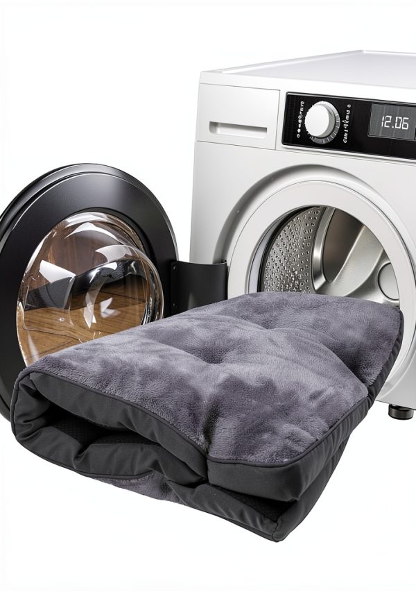 EMSLX Dog Crate Bed Plush Mat Non Slip Machine Washable-3