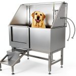Stainless Steel Pet Wash Station PeakPursuit Adjustable-0
