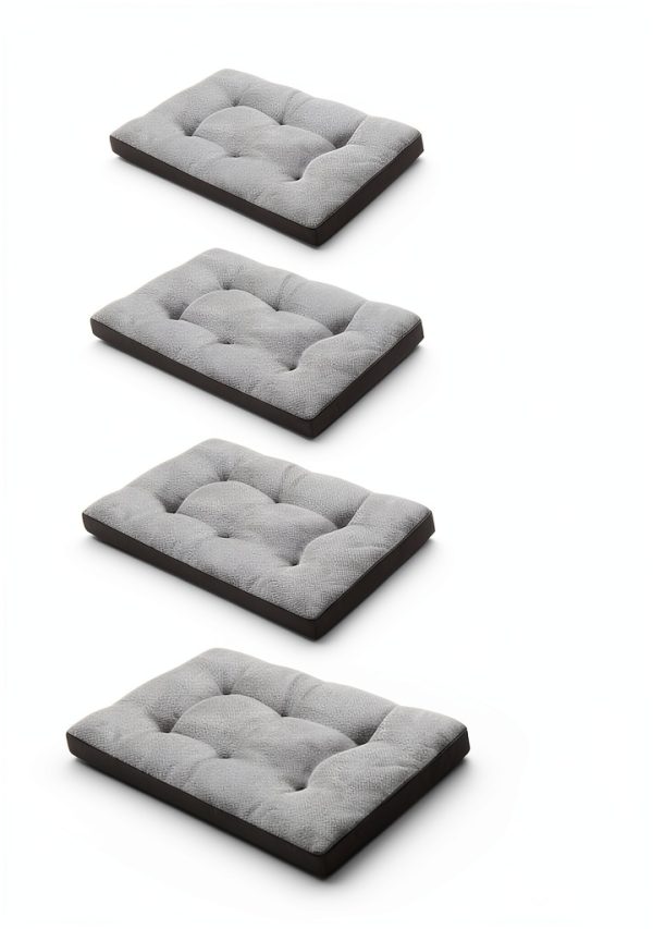 EMSLX Dog Crate Bed Plush Mat Non Slip Machine Washable-4