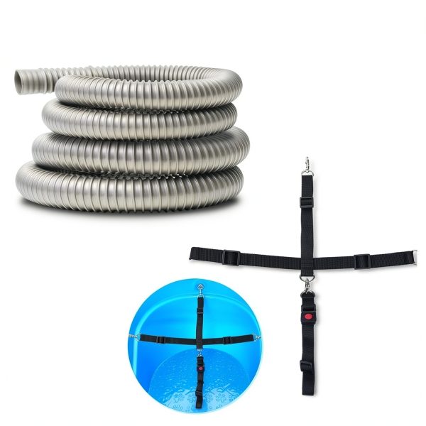 JOY PET SUPPLIES Dog Bathtub Foldable Stainless Steel Legs-4