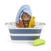 Gigco21 Portable Pet Bathtub Collapsible Grooming for Small-5