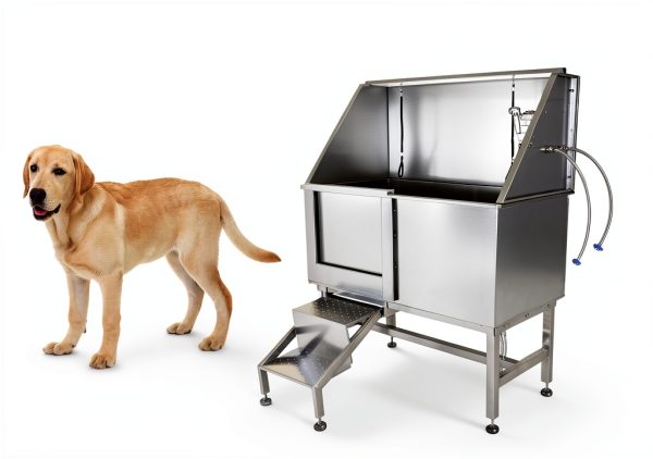 Stainless Steel Pet Wash Station PeakPursuit Adjustable-2