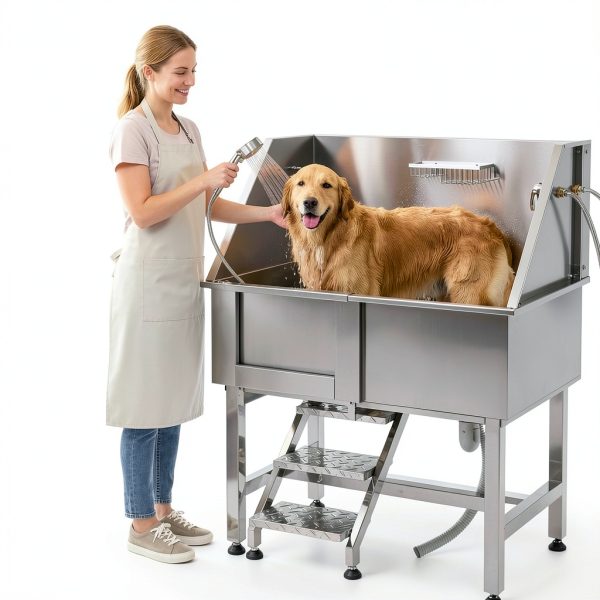 304 Stainless Steel Dog Washing Station Professional Pet-5