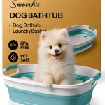Smoochie Collapsible Dog Bathtub Portable Pet Bath Tub-0