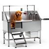 POHADR Dog Bathtub Stainless Steel Professional Grooming-2