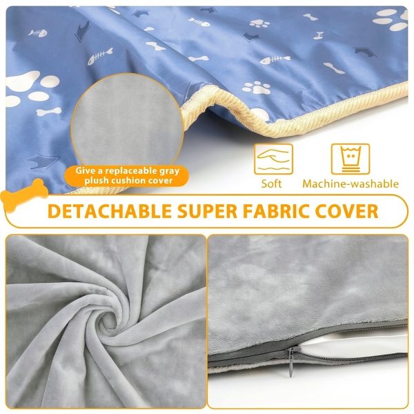 Pakimi Outdoor Heated Dog Bed Waterproof Pet Heating Pad-6