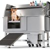TMGSK Dog Bathtub Stainless Steel Adjustable Height Pet-0