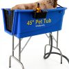 JOY PET SUPPLIES Dog Bathtub Foldable Stainless Steel Legs-0