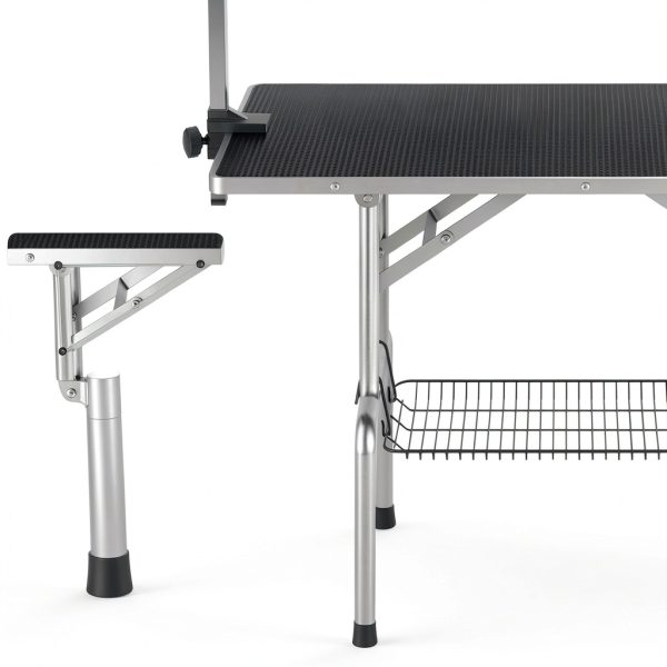 Lyromix Dog Grooming Table Adjustable Foldable Professional-4