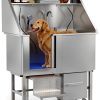 LOVMOR Dog Washing Station Stainless Steel Professional-0