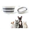 Pavo Collapsible Pet Bathtub Portable Foldable Grey Green-3