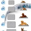 Rywell Dog Cooling Mat Gray Blue Arc-Chill Fabric Large-7