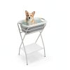 KHROOLT Elevated Dog Bathtub Foldable Design Pet Grooming-2