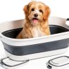 Coloch Pet Bathtub Foldable Portable Dog Bath Tub-0