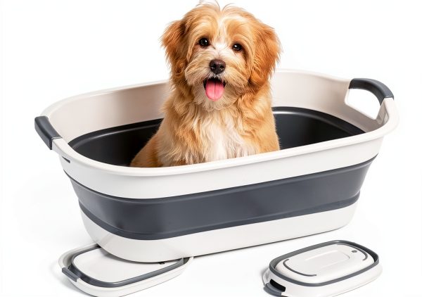 Coloch Pet Bathtub Foldable Portable Dog Bath Tub-0
