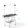 Lyromix Dog Grooming Table Adjustable Foldable Professional-1