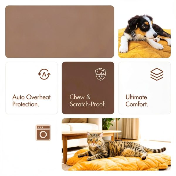 Vagascape Pet Heating Pad Waterproof UL Certified Design-8