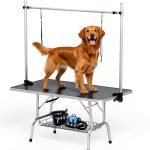 LKF Professional Dog Grooming Table Stainless Steel-0