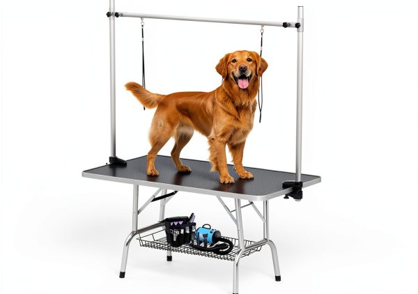 LKF Professional Dog Grooming Table Stainless Steel-0