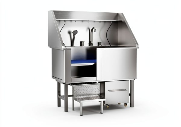 LOVMOR Dog Washing Station Stainless Steel Professional-1