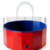 PETMAKER Collapsible Dog Pool Durable PVC Pet Bath Tub-3