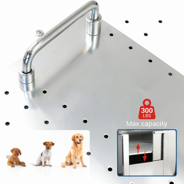 Stainless Steel Pet Wash Station PeakPursuit Adjustable-5
