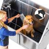 VEVOR Dog Grooming Tub with Faucets Showerhead Non-Slip-3