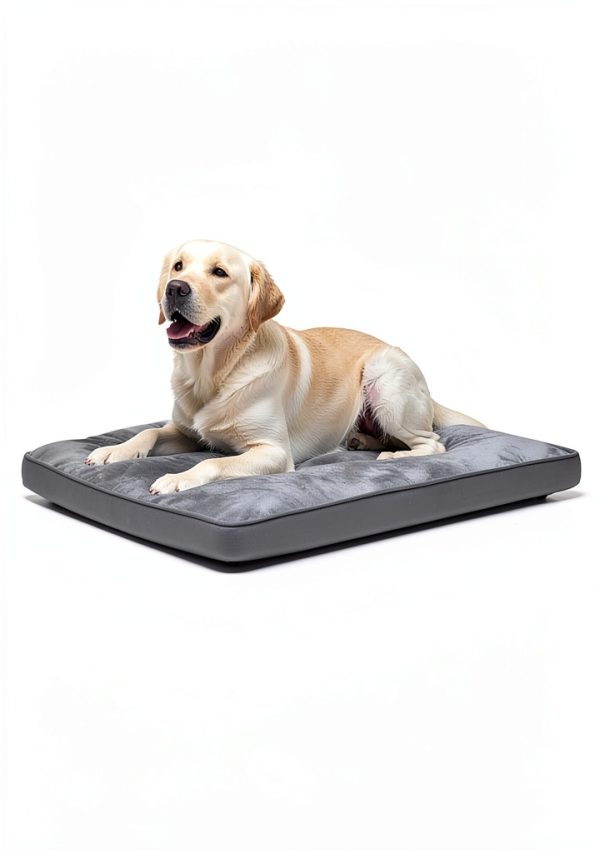 EMSLX Dog Crate Bed Plush Mat Non Slip Machine Washable-5