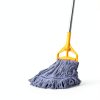 Commercial Mop Head Replacement Hibaby 4‑Pack Blue Cotton Looped Heads-6