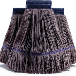 Star Maktion Commercial Mop Head Replacement 3 Pack Light Blue-0