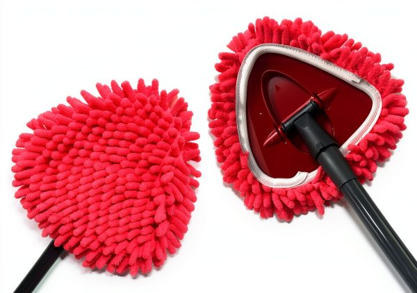 Spin Mop Heads 3 Pack Replacement for Ocedar 1 Tank – Green Blue Red-1