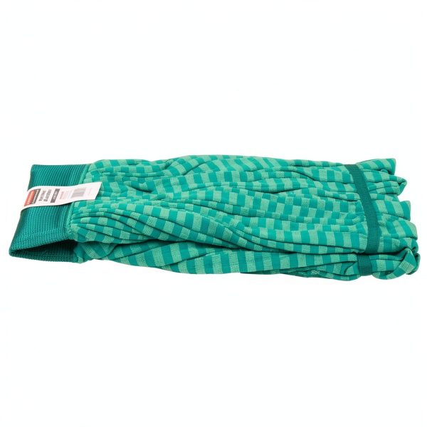 Rubbermaid Commercial Products Web Foot® Medium 20 Ounce Microfiber Tube Wet Mop 5" Headband Green for General Purpose Floor Cleaning Abrasive Cleaning and Heady-Duty Scrubbing-5