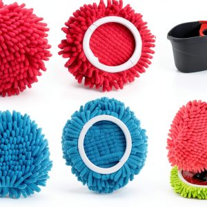 Spin Mop Heads 6PCS Replacement for Ocedar Easywring 1‑Tank – Chenille-0